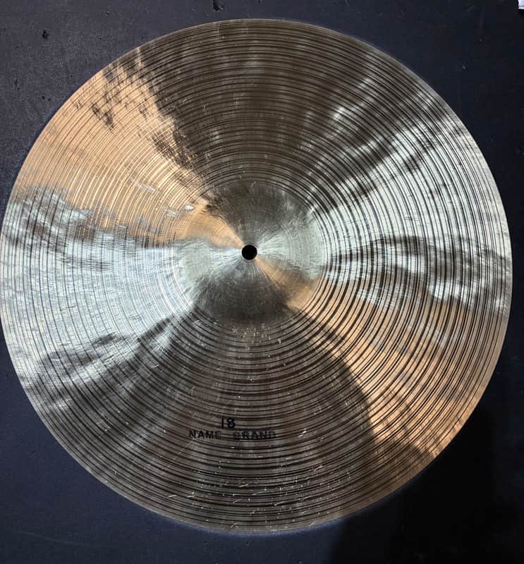 Name Brand Paper Thin Signature Series 18” Crash Cymbal image 1