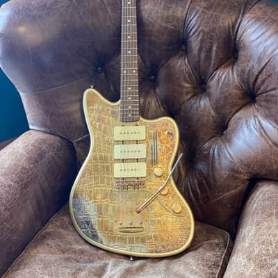 James Trussart Steel Master 2012 - Shiny antique gold gator image 12