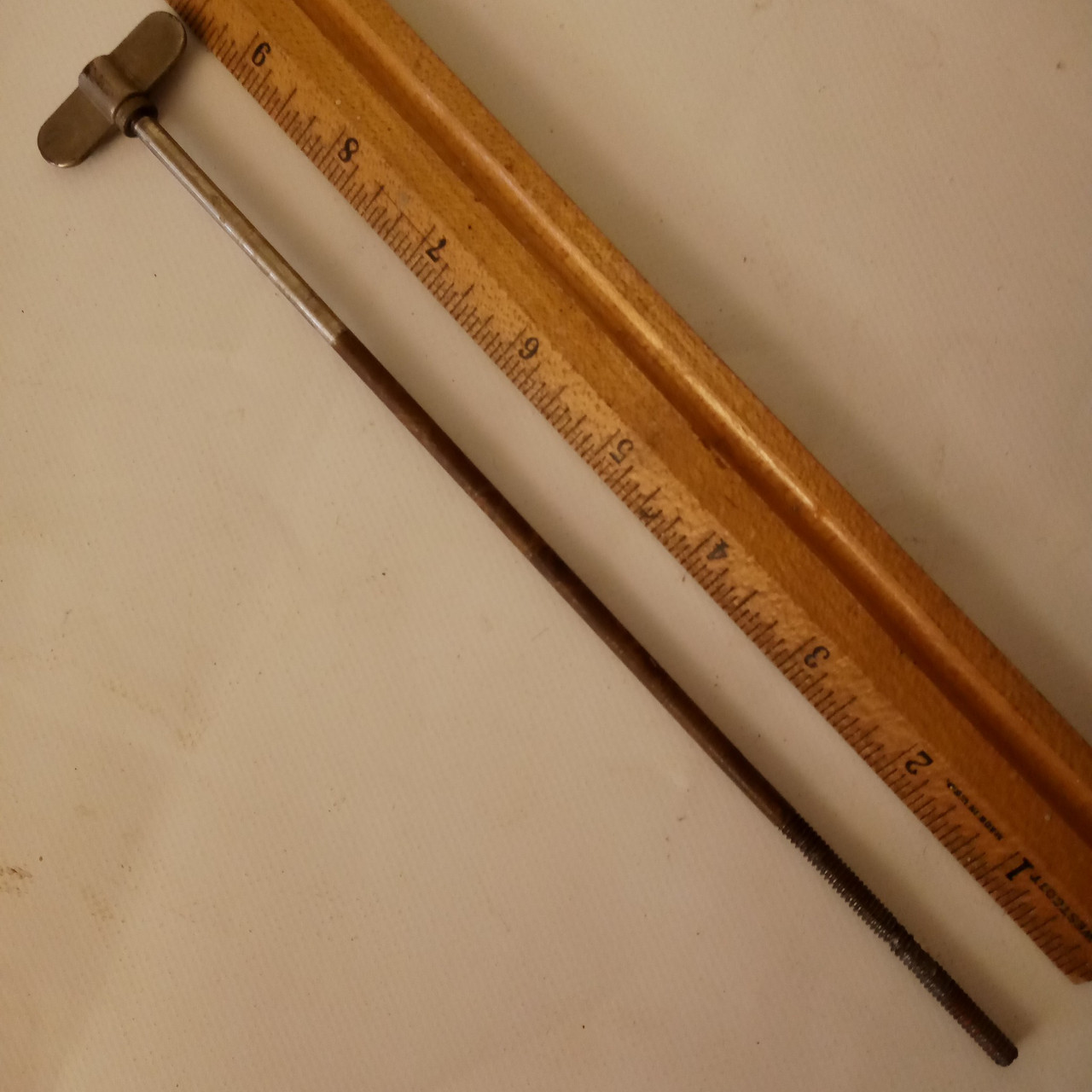 Leedy 9"Single-Tension Bass Thumb Rod+Collar Walberg & Auge 10-24 Snare/Tom Drum — main photograph