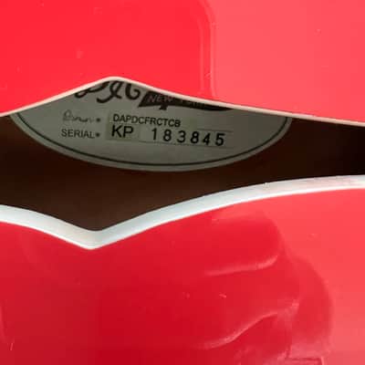 D'Angelico Premier DC Semi-Hollow Double Cutaway , 2019 - 2020 - Fiesta Red image 9