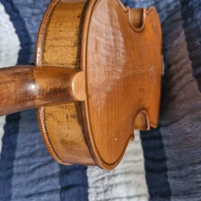 Eduard Soukup Louny handmade antique 3/4 Violin - brown varnish image 10
