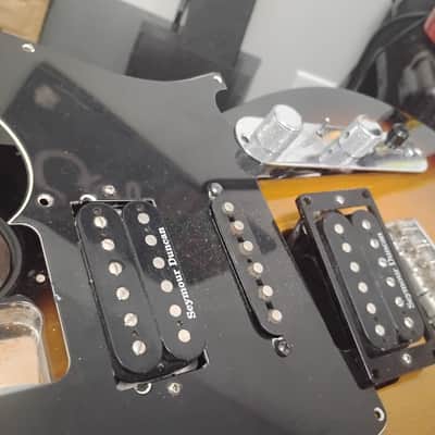 Seymour Duncan Pearly Gates Loaded Pickguard Fender Single Coil 5 Position pickup selector mini toggle switch image 5