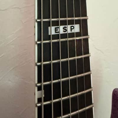ESP E-II Horizon NT-7B Hipshot 2019 - Present - Purple Sparkle image 8