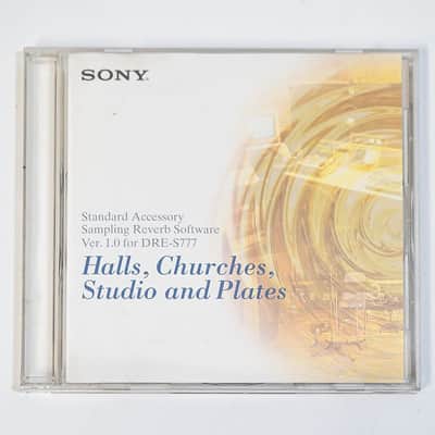 Sony Halls, Churches, Studios, Plates Ver 1 w/ Key for Sony DRE-S777 Reverb image 1