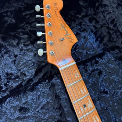Fender Custom Shop '50s 250K Jazzmaster Relic Faded Aged Sonic Blue Master Built by Levi Perry image 11