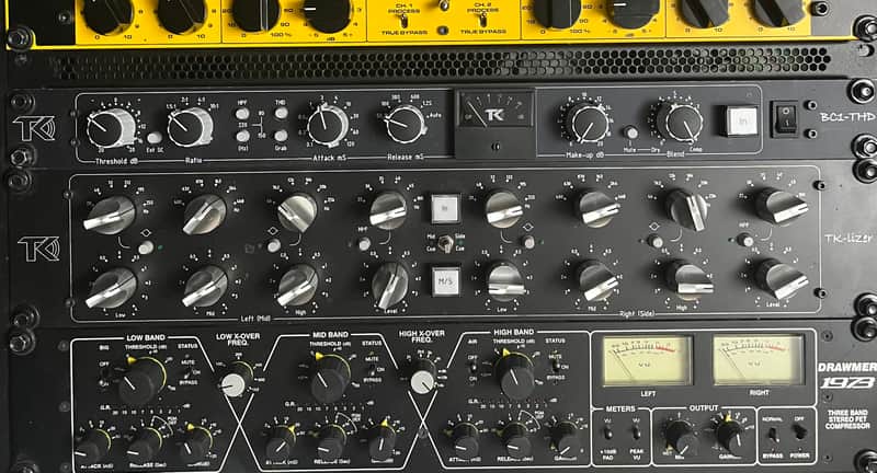TK Audio TK-Lizer Dual-Mono Baxandall EQ with Mid/Side Processing 2010s - Black image 1