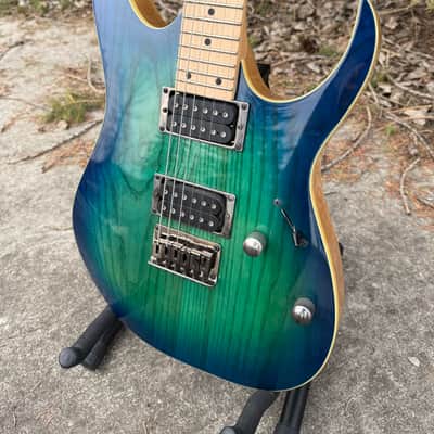 Ibanez RG421AHM-BMT Standard 2017 - Present - Blue Moon Burst image 2