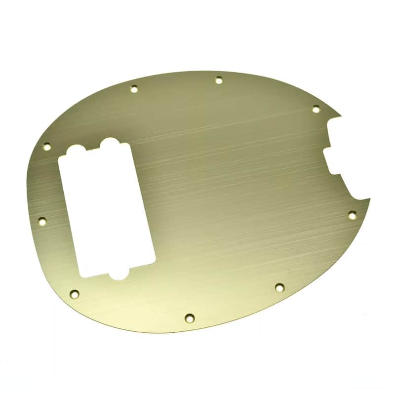 Music Man Stingray 4-String Bass Metal Pickguard - Gold Aluminum image 1