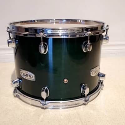 VTG MAPEX 14"x10" Emerald Green Rack Tom Drum Maple "Pro M" - Awesome! image 7