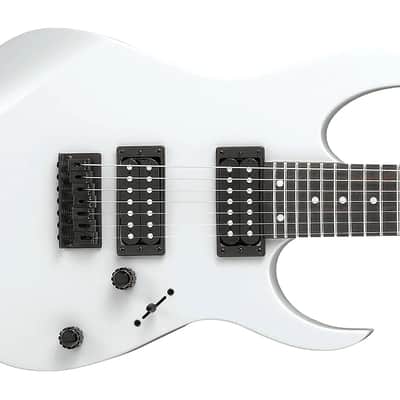 Ibanez GRG7221-WH GIO 200 RG Series 7-String HH Electric Guitar White image 1