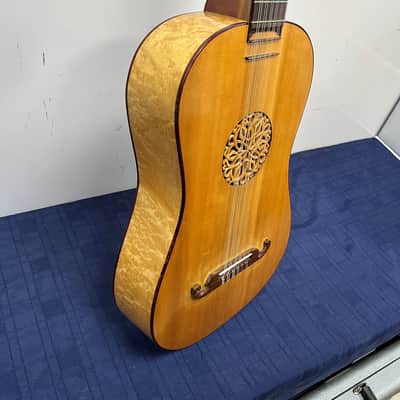Vintage R Wilkinson Custom Made 12-String Classical Baroque Guitar with Case Made for Rod Stucky image 12