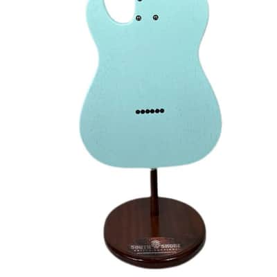 Rufini Guitars T-Modern Korina Body 2022 Ice Blue Satin, NEW (Authorized Dealer) image 5
