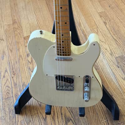 Fender Custom Shop 1955 Telecaster and Pro Jr relic amp 2005 - transparent blonde image 3