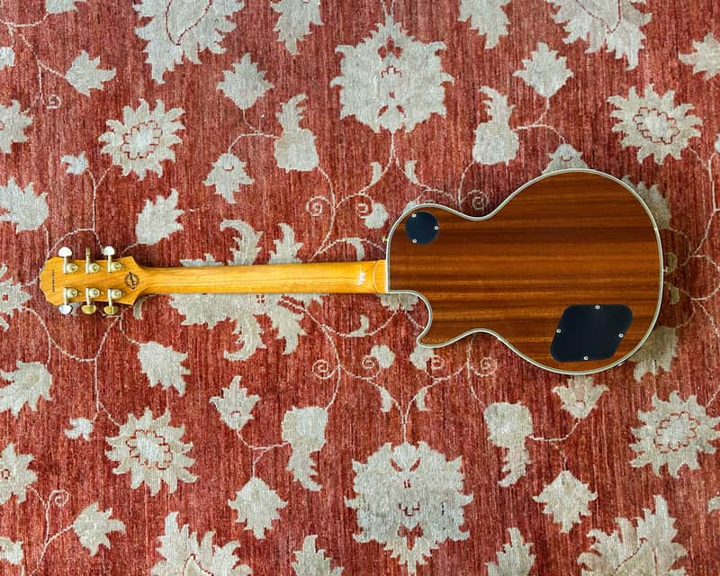 2007 Epiphone Les Paul Custom Plus - Natural Flame Maple | Reverb