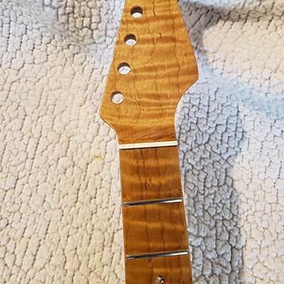 USA made,Roasted flame maple neck,Made to fit a Strat body. # MS-315 image 4