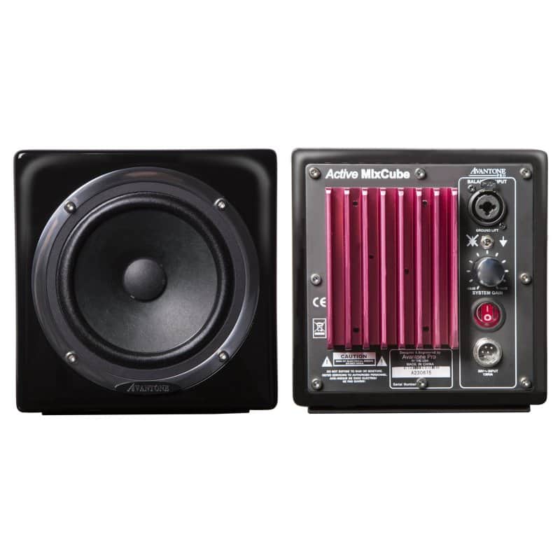 Avantone Pro Active MixCube Powered Reference Monitor Pair (Black) image 1