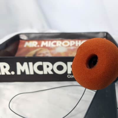 Vintage 1980 Mr. Microphone #1283 Ronco Wireless Mic in Original Box w/ Stand image 9
