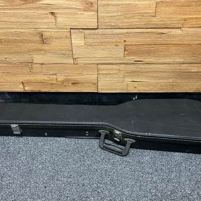Hondo Alien Headless 4- string bass 1980's -Duke Copy  Black 30.5" scale  w/OHSC image 23