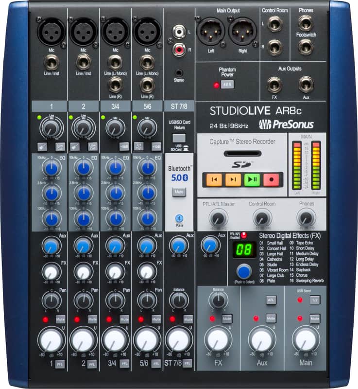 PRESONUS StudioLive AR8c Mixer 8 Canali image 1