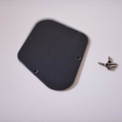 1970's Genuine Authentic Gibson Black BACKPLATE Les Paul Custom Standard Deluxe Vintage image 2