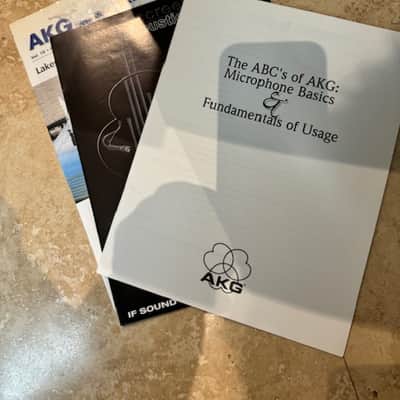neumann akg Beyer Microphone documentation lot neumann akg Beyer Microphone documentation lot image 24