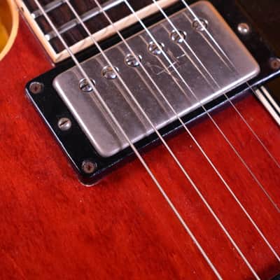 gibson Es-335 1964 - Cherry Red 1964 Stoptail - Clapton Specs - serial 70666 image 10