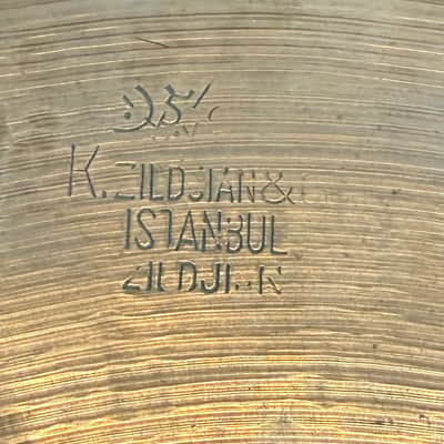 16” Zildjian Vintage K. Istanbul Ride Likely 1950’s image 3