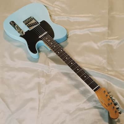 Belle Guitars Teg Workhorse - Faded Sonic Blue image 8