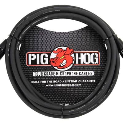 Pig Hog PHM10 8mm Tour Grade Mic Cable, XLR 10ft - 2-pack - Open Box Demo Unit