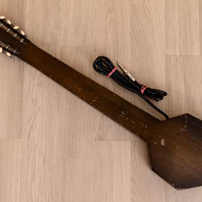 1930s AudioVox 7-String "Frying Pan" Vintage Lap Steel w/ Case, Seattle-Made, Paul Tutmarc image 11
