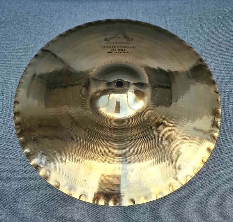 Zildjian 14" A Custom Mastersound Hi-Hat Cymbal (Bottom) 1999 - Present - Brilliant image 1