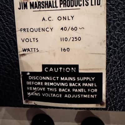 Marshall 1966  JTM 45 no reissue Echter Alter Marshallamp VINTAGE 1966 - schwarz image 5