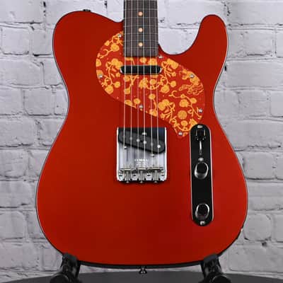Fender Limited Edition Raphael Saadiq Telecaster Electric Guitar Dark Metallic Red 2024 image 3
