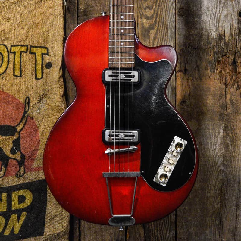 Hofner Model 162 Colorama 1960s - Red Burst image 1