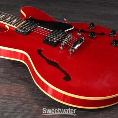 Heritage Custom Core H-535 Semi-hollowbody Electric Guitar - Trans Cherry (H535CCTCd1) image 6