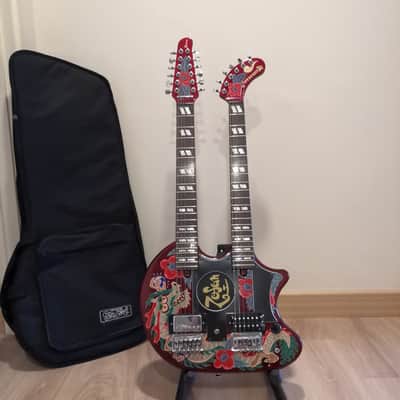 2005 Fernandes ZO-3 TWO HEAVEN Double Neck MIJ Rare Jimmy Page image 1