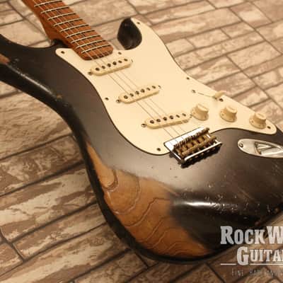 Fender  Stratocaster 1955 WW10 Wildwood Heavy Relic Ebony Custom Shop  2020 image 8