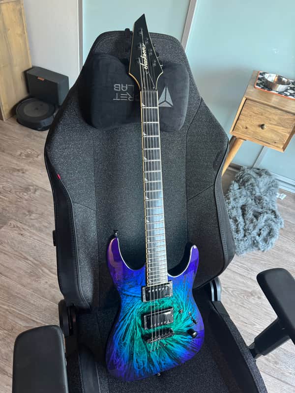 Jackson MG Series SLSMG Super Lightweight Soloist 2004 - 2005 - Eerie Dess Swirl image 1