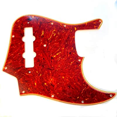 "Boots Aged" Vintage '70's Style Fender Jazz Bass Pickguard Celluloid Tortoise/White Custom Relic'd image 6