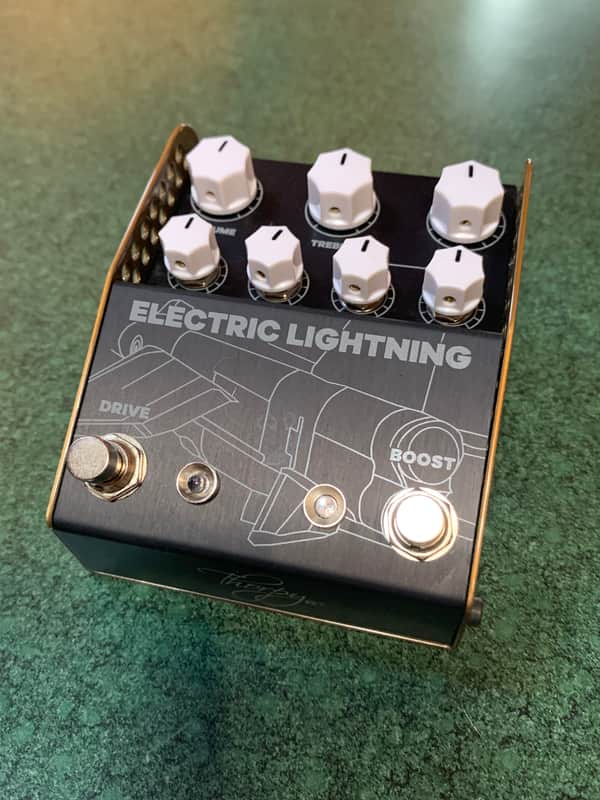 ThorpyFX Electric Lightning Chris Buck Signature Overdrive 2024 - Present - Black / Brown image 1