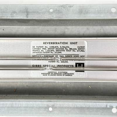Hammond Reverb Gibbs Tank Pan AO-23580-10 Spring Unit Organ 1965 M-100 Series image 6