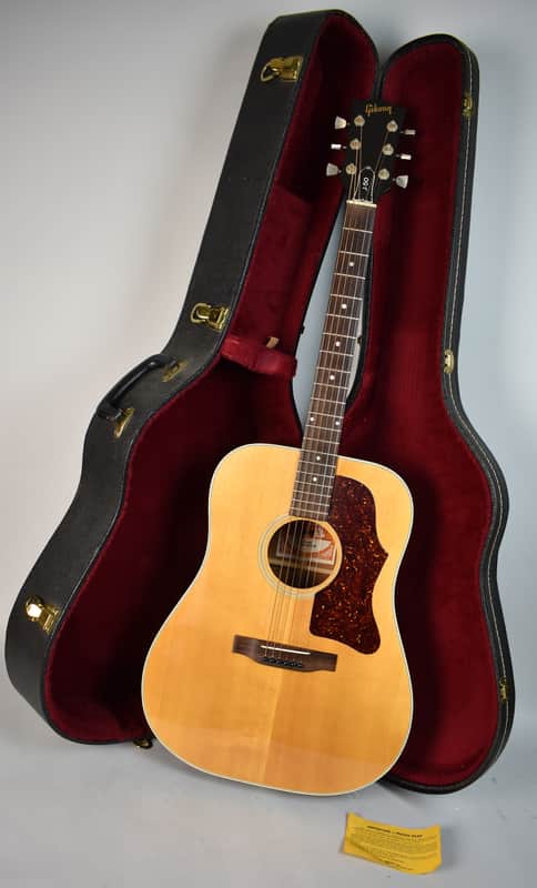 1979 Gibson J-50 Deluxe Original Vintage Acoustic Guitar Natural w/OHSC USA! image 1