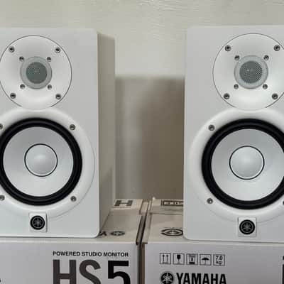 Yamaha HS5 5" Powered Studio Monitor (Pair) 2025 - White (Mint, Boxed) image 1
