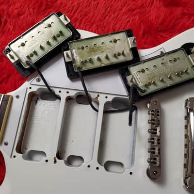 Super Rare 2015 Navigator N-SG Custom Order 3 Pickup SG Standard White - With Original Hard Shell Case - Made By ESP Technical House Custom Shop in Japan MIJ image 20