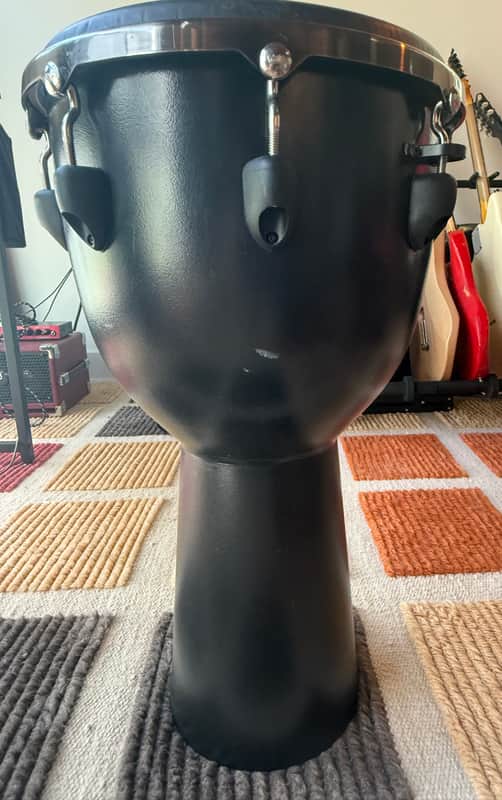 Remo Apex Djembe Drum 12" 2010s - Black image 1