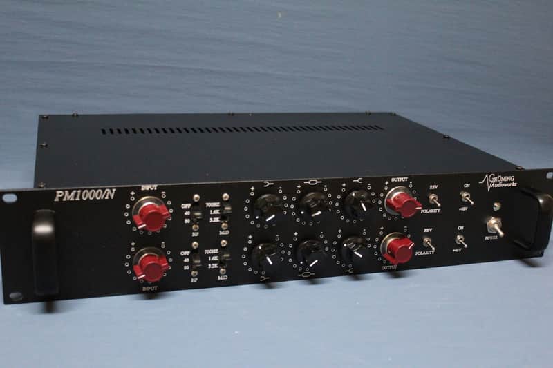 Yamaha PM-1000 racked pair, recapped and EQ mods...excellent! image 1