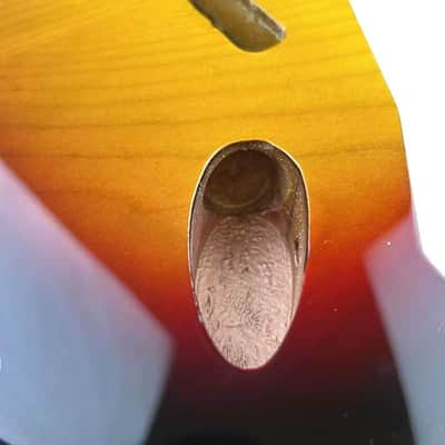 Alder Wood Guitar Stratocaster Strat Style Body in Sunburst Finish image 5