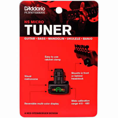 Planet Waves PW-CT-12 NS Micro Clip-On Guitar Tuner