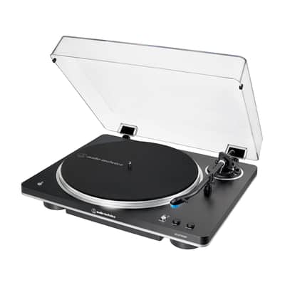 Audio-Technica AT-LP70XBT Fully Automatic Wireless Belt-Drive Turntable w/ Record Care Bundle image 3