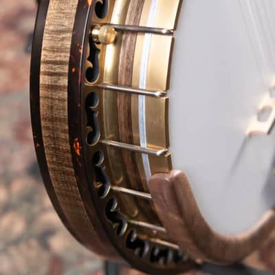 OME Banjos Gold Hill Vintage Alpha 5-String Resonator Banjo with Hardshell Case image 14